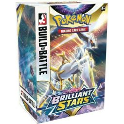 Pokemon Cards - Sword & Shield: Brilliant Stars Build & Battle BOX (4 Boosters, 40-Card Deck, 1 Foil