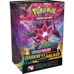 Pokemon Cards - S&S: Darkness Ablaze Build & Battle BOX (4 Boosters, 23-Card Pack & more)