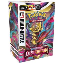 Pokemon Cards - Sword & Shield: Lost Origin Build & Battle BOX (4 Boosters, 40-Card Deck, 1 Foil)