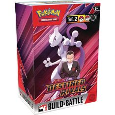 Pokemon Cards - S&V: Destined Rivals Build & Battle BOX (4 Packs, 40-Card Deck & More)