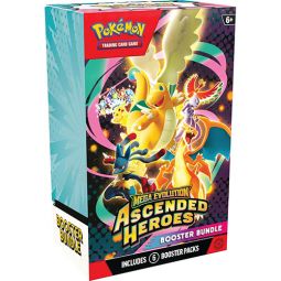 Pokemon Cards - Mega Evolution Ascended Heroes - BOOSTER BUNDLE BOX [6 Packs]