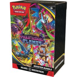 Pokemon Cards - Mega Evolution Phantasmal Flames - BOOSTER BUNDLE BOX [6 Packs]