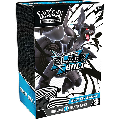 Pokemon Cards - Scarlet & Violet: Black Bolt - BOOSTER BUNDLE BOX [6 Packs]