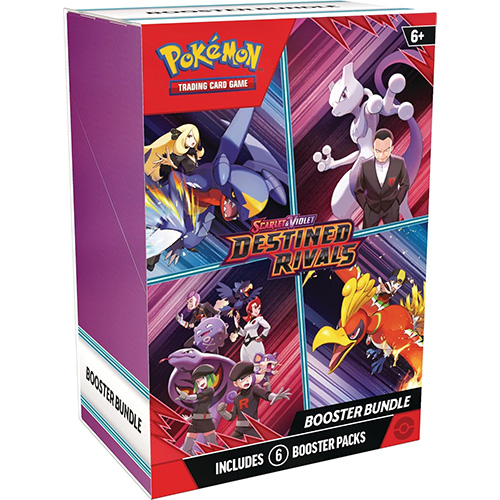 Pokemon Cards - Scarlet & Violet: Destined Rivals - BOOSTER BUNDLE BOX [6 Packs]