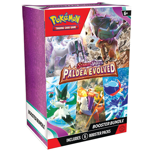 Pokemon Cards - S&V: Paldea Evolved - BOOSTER BUNDLE BOX (6 Booster Packs)