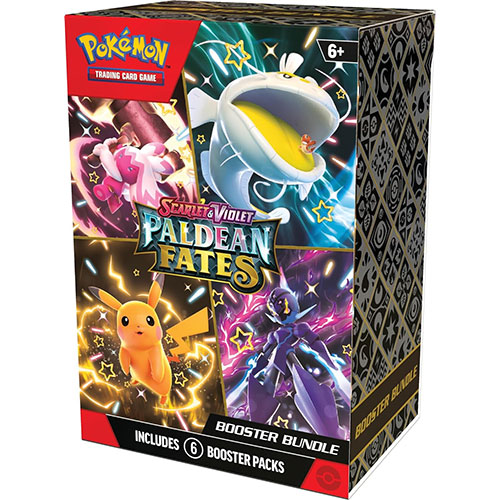 Pokemon Cards - S&V: Paldean Fates - BOOSTER BUNDLE BOX (6 Booster Packs)