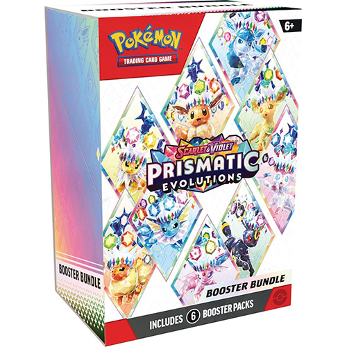 Pokemon Cards - Scarlet & Violet: Prismatic Evolutions - BOOSTER BUNDLE BOX [6 Packs]