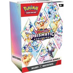 Pokemon Cards - Scarlet & Violet: Prismatic Evolutions - BOOSTER BUNDLE BOX [6 Packs]