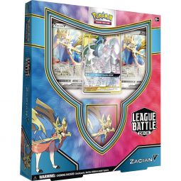 Pokemon Cards - League Battle Decks - ZACIAN V (60-Card Deck, Deck Box, Markers & More) Pokemon Cards - League Battle Decks - ZACIAN V (60-Card Deck, Deck Box, Markers & More)