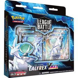 Pokemon Cards - League Battle Decks - ICE RIDER CALYREX VMAX (60-Card Deck, 6 Foils & More)