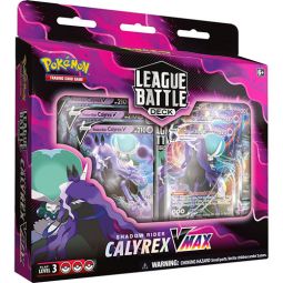 Pokemon Cards - League Battle Decks - SHADOW RIDER CALYREX VMAX (60-Card Deck, 6 Foils & More)