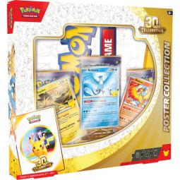 Pokemon Cards - 30th Celebration POSTER COLLECTION (3 Packs, 3 Foils, 1 Poster)[COMING SOON]