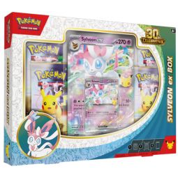 Pokemon Cards - 30th Celebration SYLVEON EX BOX (4 Packs, 1 Foil, 1 Oversize Foil)[COMING SOON]