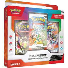 Pokemon Cards - First Partner Series 2 - ILLUSTRATION COLLECTION [3 Booster Packs & 1 Sticker Sheet]