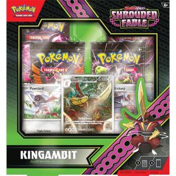Pokemon Cards - Shrouded Fable Illustration Collection Box - KINGAMBIT [4 Packs & 3 Foils]