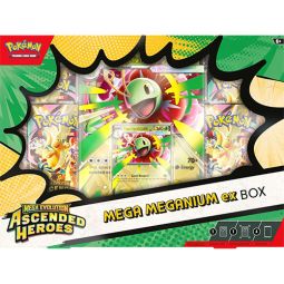Pokemon Cards - Mega Evolution: Ascended Heroes - MEGA MEGANIUM EX BOX [4 Boosters & More]