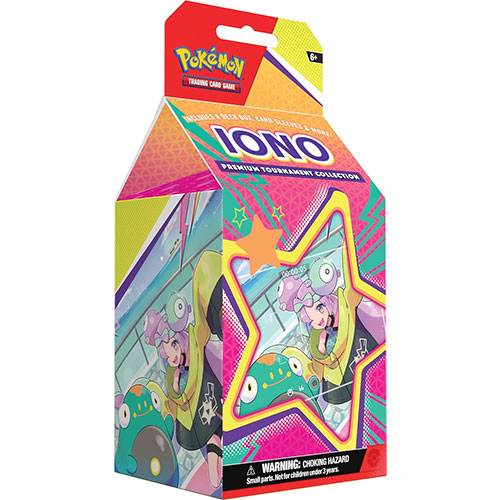 Pokemon Cards - Premium Tournament Collection - IONO (Sleeves, Deck Box, 6 Boosters & more)