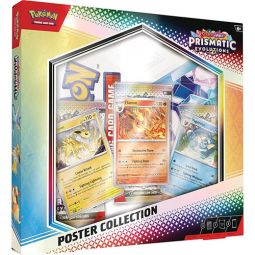 Pokemon Cards Scarlet & Violet Prismatic Evolutions POSTER COLLECTION [3 Foils, 1 Poster & 3 Packs]
