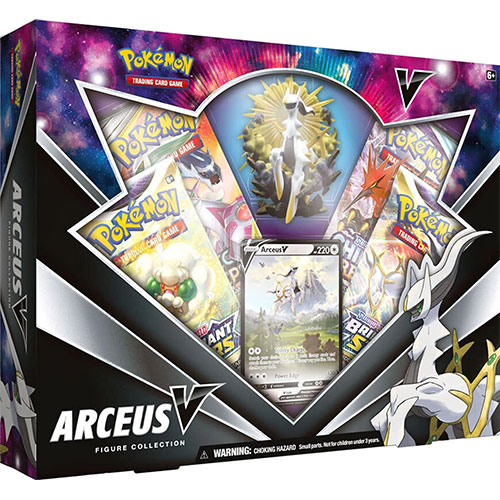 Pokemon Cards - ARCEUS V FIGURE COLLECTION (4 Packs, 1 foil & 1 sculpted figure)
