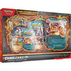 Pokemon Cards - CHARIZARD EX SPECIAL COLLECTION BOX (5 Packs, 3 Foils, 1 Oversize Lenticular Foil)