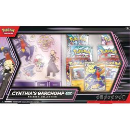 Pokemon Cards - CYNTHIA'S GARCHOMP EX PREMIUM COLLECTION (6 Packs, 3 Holos, Photo Sticker & More)