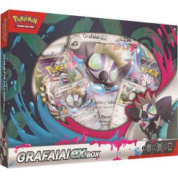 Pokemon Cards - GRAFAIAI EX BOX [2 Foils, 4 Booster Packs, 1 Oversize Foil]