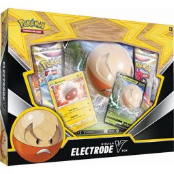 Pokemon Cards - HISUIAN ELECTRODE V BOX (4 Booster Packs, 2 Foils, 1 Oversize Foil)