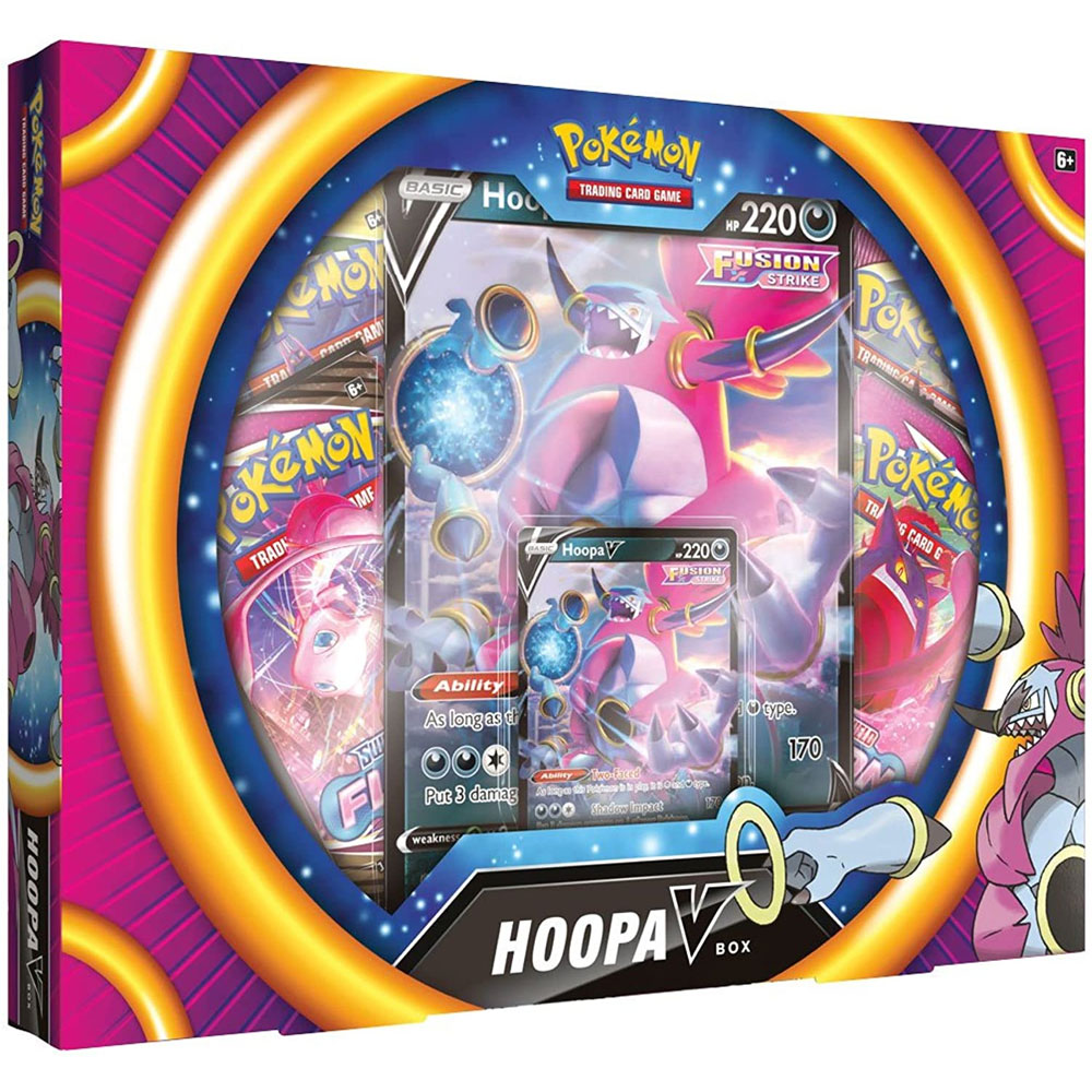 Pokemon Cards - HOOPA V BOX (1 Holo, 1 Jumbo Holo, 4 Boosters)