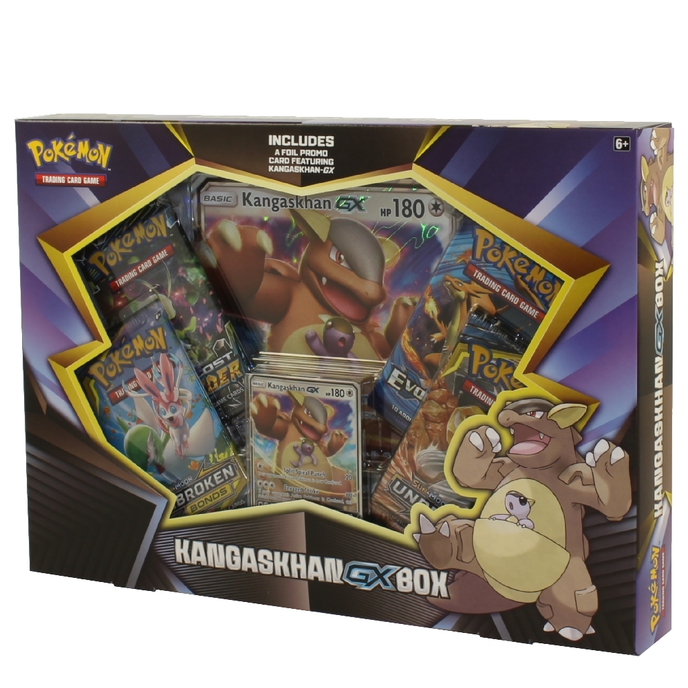 Pokemon Cards - KANGASKHAN-GX BOX (1 Foil, 1 Jumbo Foil, 4 packs)