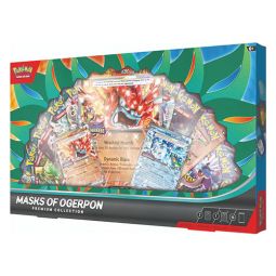 Pokemon Cards - MASKS OF OGERPON PREMIUM COLLECTION [10 Packs, 2 Foils, 1 Oversize Foil]