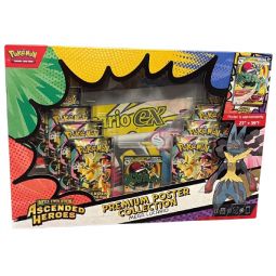 Pokemon Cards - Mega Evolution: Ascended Heroes - MEGA LUCARIO PREMIUM POSTER COLLECTION [10 Packs+]