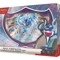 Pokemon Cards - PALAFIN EX BOX [3 Foils, 4 Booster Packs, 1 Oversize Foil]