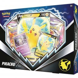 Pokemon Cards - PIKACHU V BOX (4 Boosters, 1 Jumbo Foil & 2 Foils)