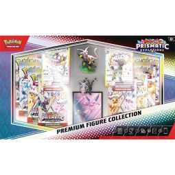 Pokemon Cards - PRISMATIC EVOLUTIONS PREMIUM FIGURE COLLECTION (Sleeves, Foils, Pin & more)