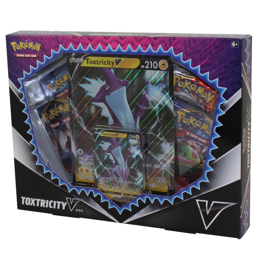 Pokemon Cards - TOXTRICITY V BOX (4 Packs, 1 Foil, 1 Oversize Foil)