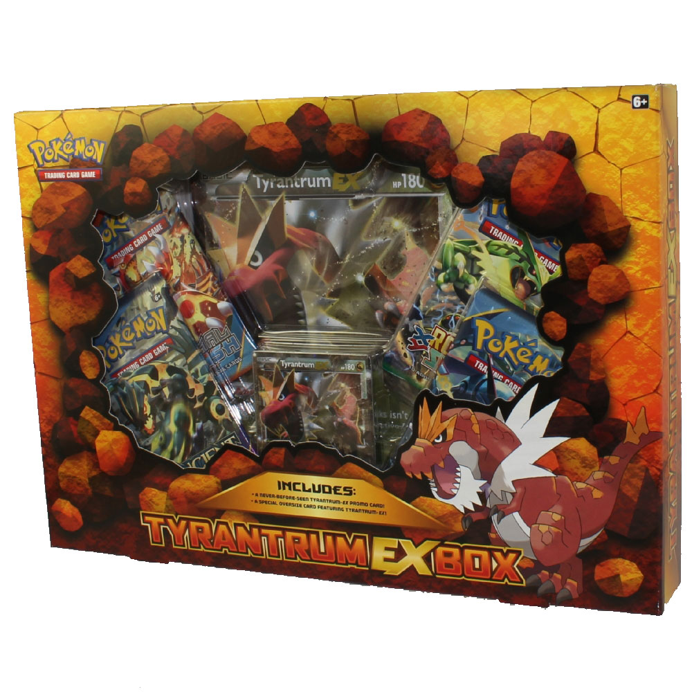 Pokemon Cards - TYRANTRUM EX BOX (1 Holo, 1 Jumbo Card, 4 Boosters)