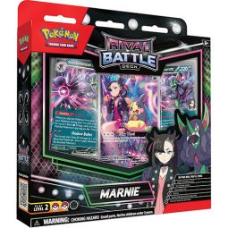 Pokemon Cards - Rival Battle Deck - MARNIE (60-Card Deck, Deck Box, Playmat, Coin & 3 Foils)