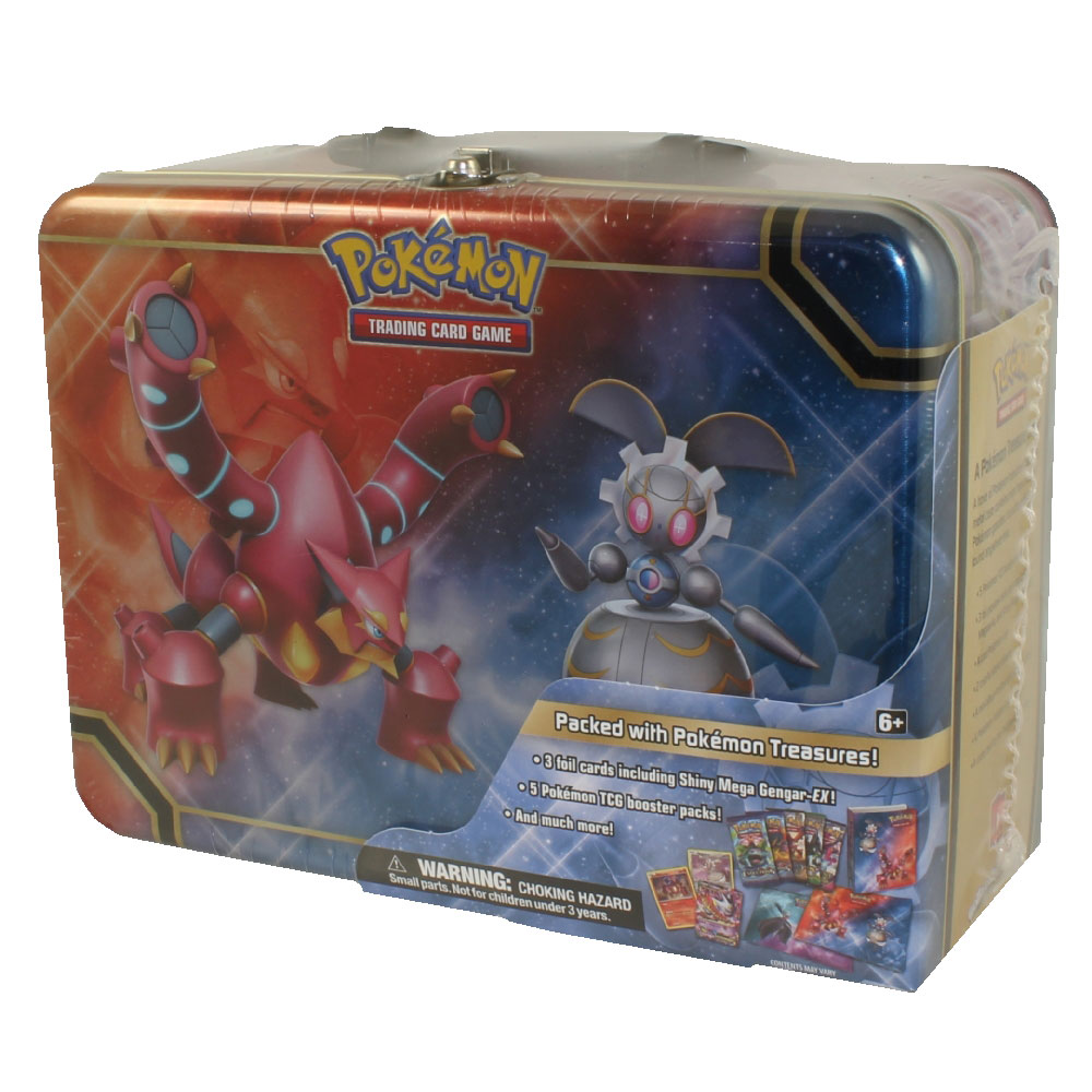 Pokemon XY - 2016 Collector Chest TIN SET (5 Packs, 3 Foils, Coin, Stickers, Album & More)