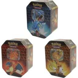 Pokemon 2019 Collectors Hidden Fates Tins - SET OF 3 (Charizard, Gyarados & Raichu GX) Pokemon 2019 Collectors Hidden Fates Tins - SET OF 3 (Charizard, Gyarados & Raichu GX)
