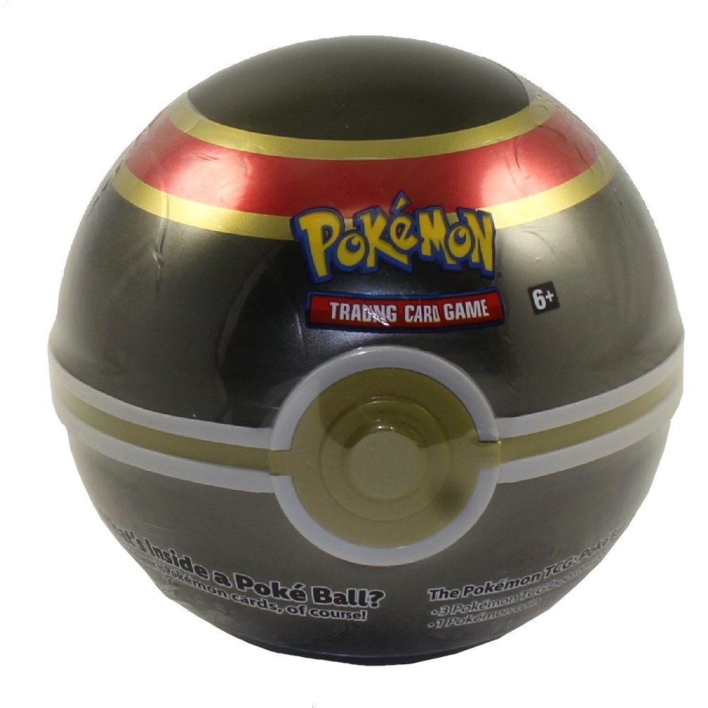 Pokemon Sun & Moon - 2019 Collectors Poke Ball Tin - LUXURY BALL (3 packs & 1 Coin)