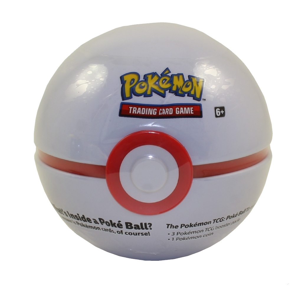 Pokemon Sun & Moon - 2019 Collectors Poke Ball Tin - PREMIER BALL (3 packs & 1 Coin)