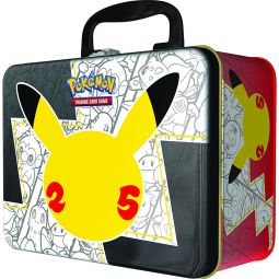 Pokemon - Fall 2021 Celebrations Collector Chest TIN SET (8 Packs, Foils, Coin, Album & More)