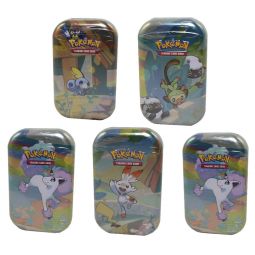 Pokemon Collectors Galar Pals Mini Tins - SET OF 5 (Sobble, Grookey, Scorbunny, Morpeko & More) Pokemon Collectors Galar Pals Mini Tins - SET OF 5 (Sobble, Grookey, Scorbunny, Morpeko & More)
