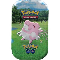 Pokemon GO Mini Tin - BLISSEY (2 Pokemon Go Packs, 1 Coin & 1 Art Card)