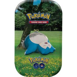 Pokemon GO Mini Tin - SNORLAX (2 Pokemon Go Packs, 1 Coin & 1 Art Card)