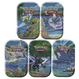 Pokemon Collectors Shining Fates Mini Tins - SET OF 5 (Celebi, Reshiram, Kyogre, Zarude & Manaphy) Pokemon Collectors Shining Fates Mini Tins - SET OF 5 (Celebi, Reshiram, Kyogre, Zarude & Manaphy)
