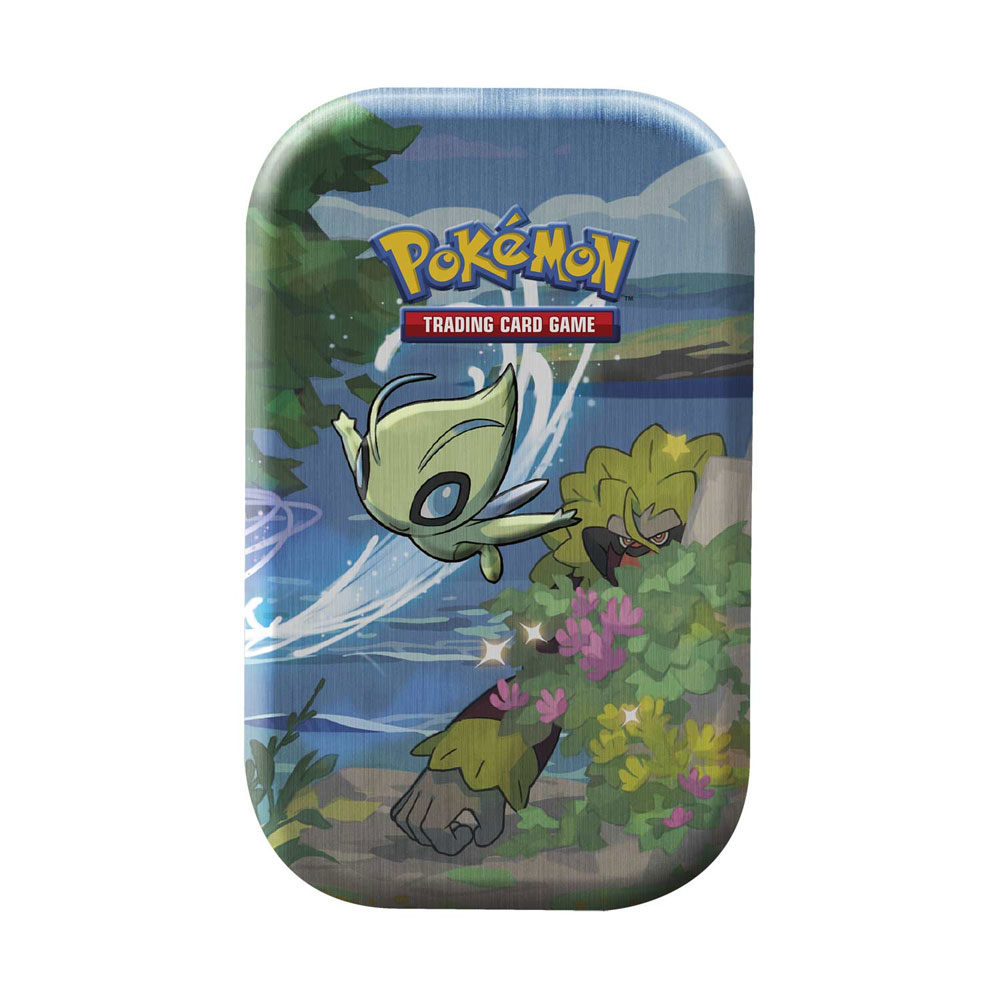 Pokemon Collectors Shining Fates Mini Tin - CELEBI (2 Booster Packs, 1 Coin & Art Card)