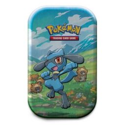 Pokemon Sinnoh Stars Mini Tin - LUCARIO & BIDOOF (2 Packs, 1 metallic coin & art card)