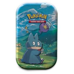Pokemon Sinnoh Stars Mini Tin - MUNCHLAX & DRIFLOON (2 Packs, 1 metallic coin & art card)