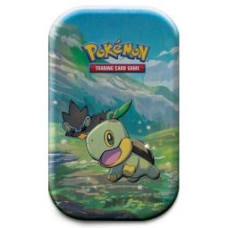 Pokemon Sinnoh Stars Mini Tin - TURTWIG & LUXRAY (2 Packs, 1 metallic coin & art card)